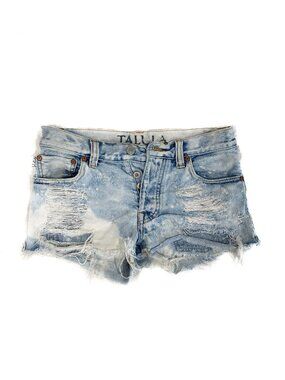 Talula Acid Wash Distressed Denim Shorts Size 24